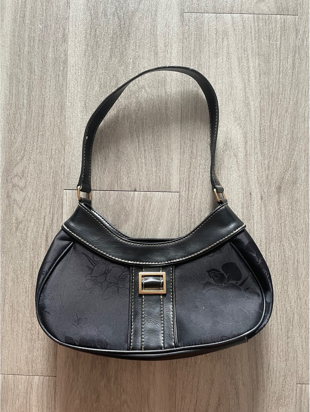 Vintage Black Liz Claiborne Shoulder Bag